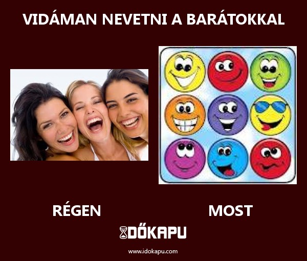 vidáman nevetni a barátokkal
 
 title=